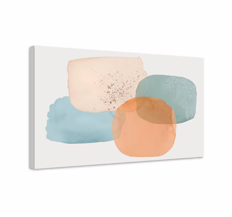 Földszínek minimalista vászon étkezőbe - TenStickers