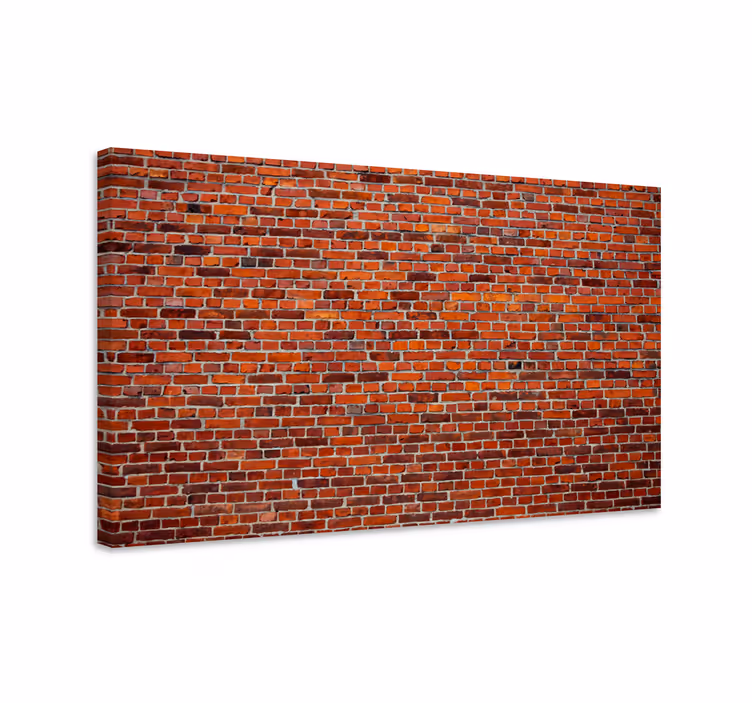 Texturált tégla mintás vászon dekoráció - TenStickers