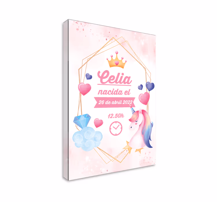 Celia varázslatos pillanata táblázatok egyszarvú - TenStickers