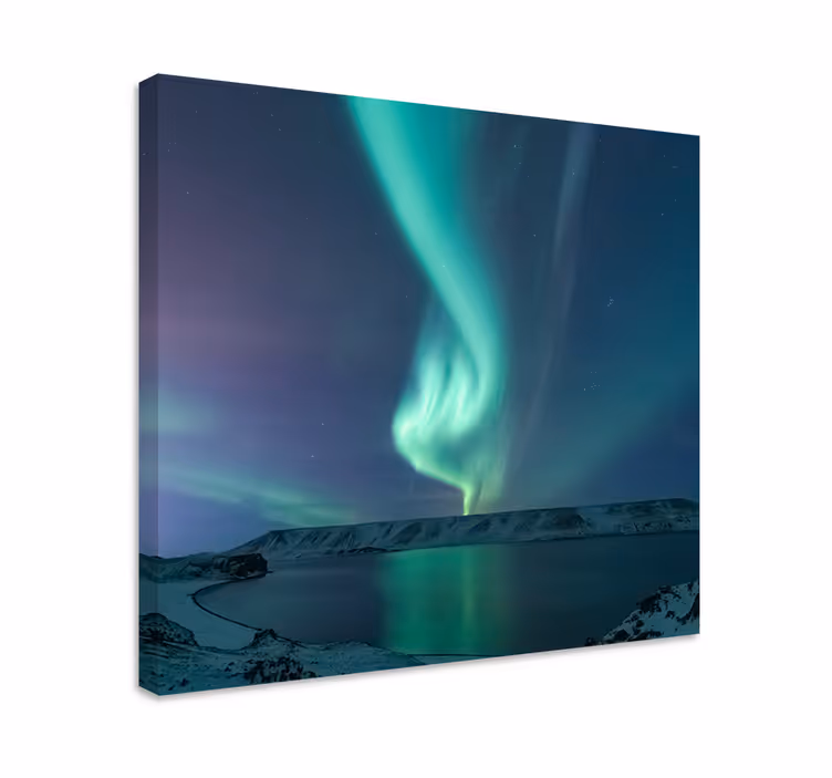 Aurora borealis kiállítás táblázatok tájak - TenStickers