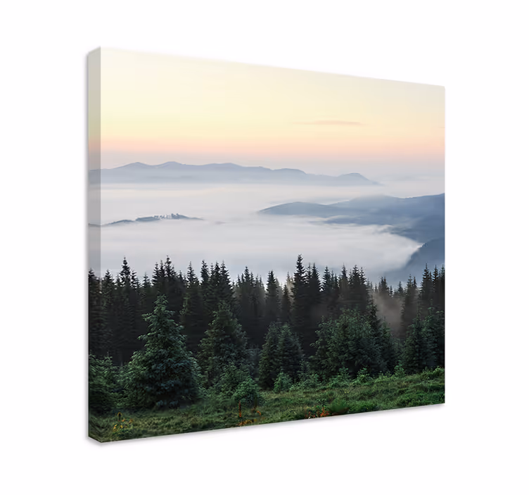 Csendes hegyi panoráma táblázatok tájak - TenStickers