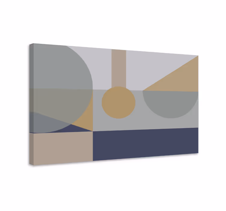 Absztrakt formák vászon geometriai - TenStickers