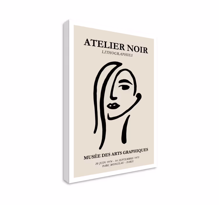 Atelier noir vászonképek - TenStickers