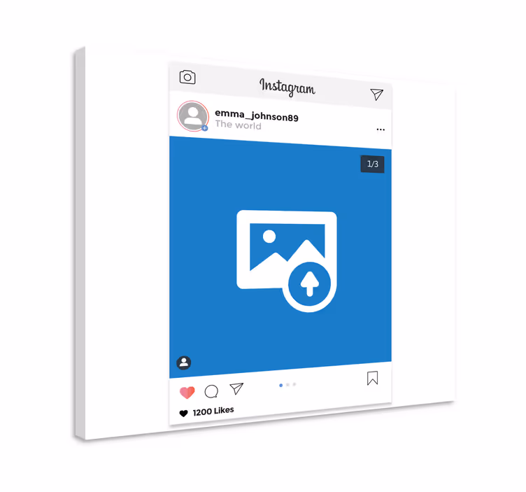 táblázatok személyre szabható instagram képernyő - TenStickers
