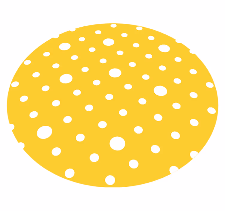 Petty Vinil szőnyeg sárga - TenStickers