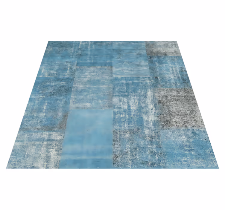 Kopott patchwork szőnyegszőnyeg vinil szőnyeg étkező - TenStickers