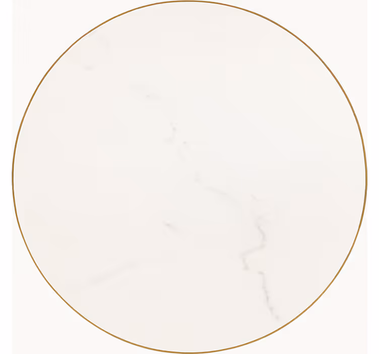 Fehér márvány véna vinil szőnyeg étkező - TenStickers