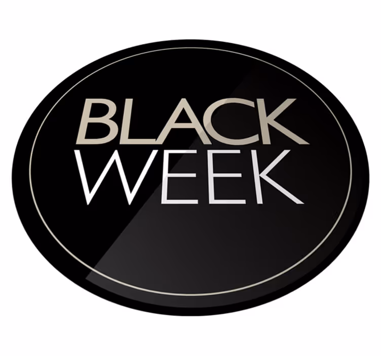 Akciós fekete hét black friday vinil szőnyeg - TenStickers