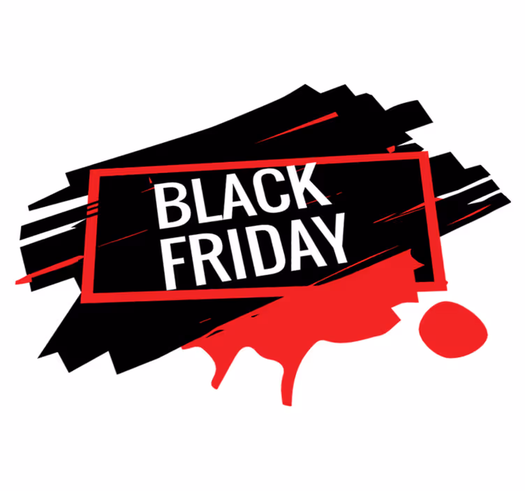 Modern black friday matrica vinil szőnyeg - TenStickers