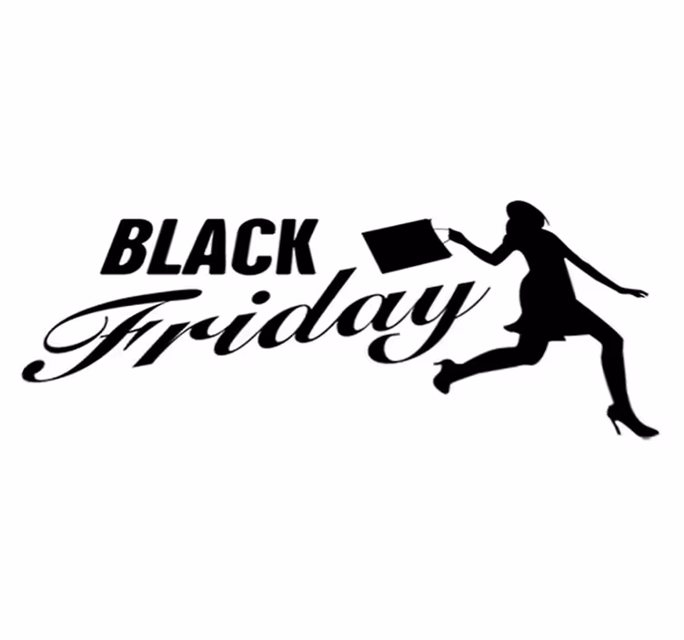 Női vásárlás black friday vinil szőnyeg - TenStickers