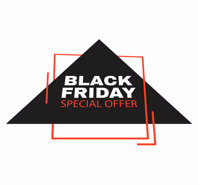 Black friday vinil szőnyeg - black friday tábla - TenStickers