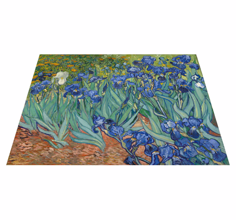 Van gogh virágok vinil szőnyeg virágok és növények - TenStickers