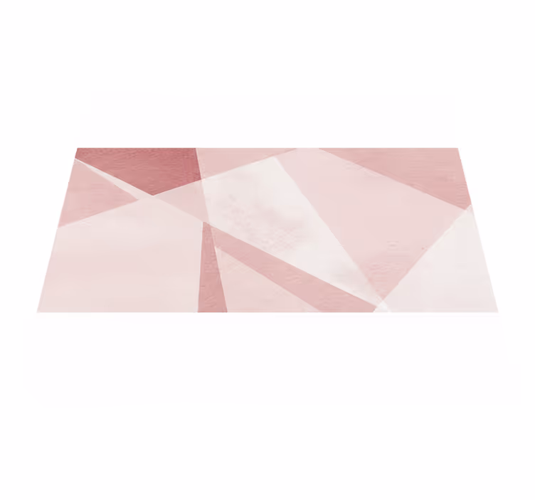 Teal pasztell geometrikus minták vinil szőnyeg - TenStickers
