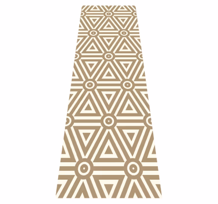 Retro vintage design vinil szőnyeg geometriai - TenStickers