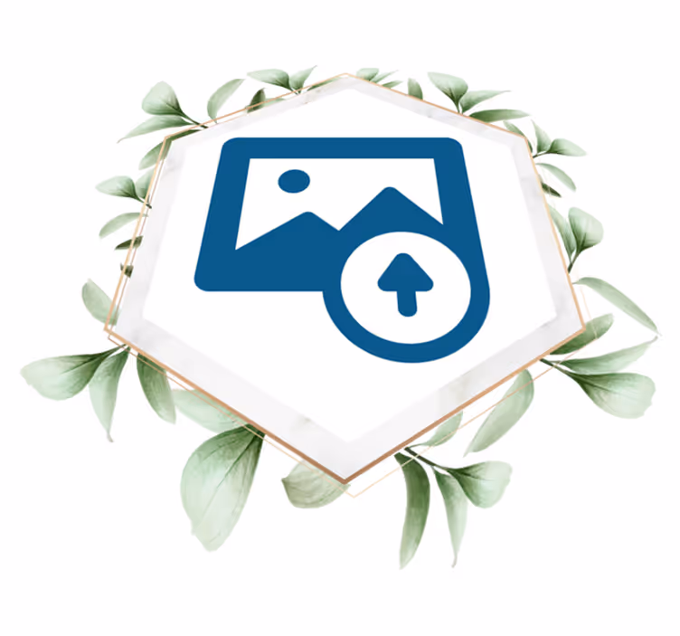 Nő levelekkel vinil szőnyeg természet - TenStickers