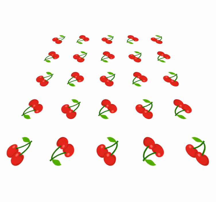 Vinil szőnyeg természet cseresznye mintás design - TenStickers