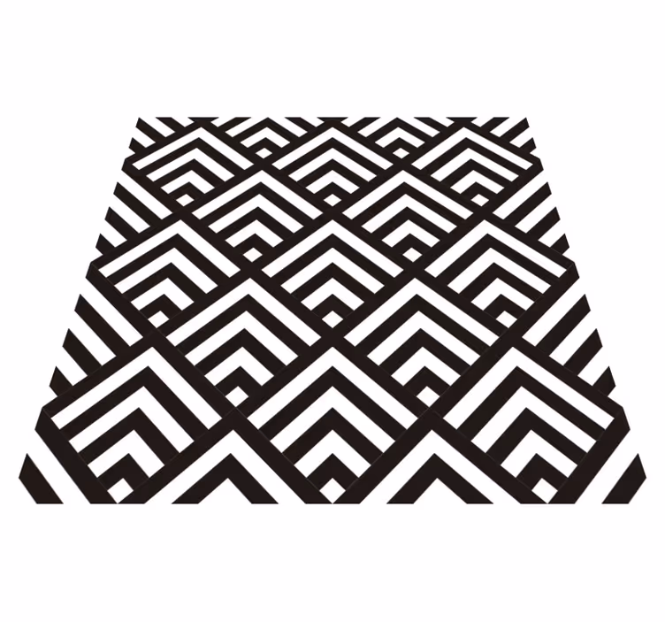 Gyémántos vinil szőnyeg geometriai - TenStickers