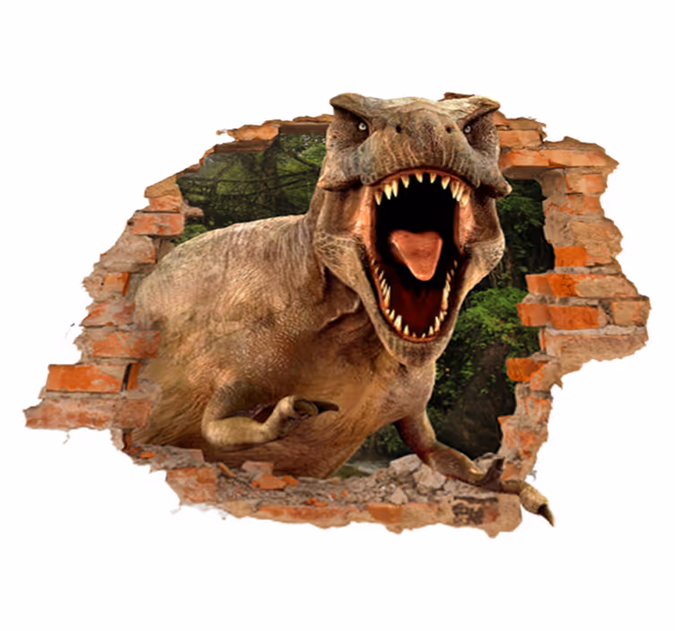 3d t-rex vinil szőnyeg gyerekeknek - TenStickers