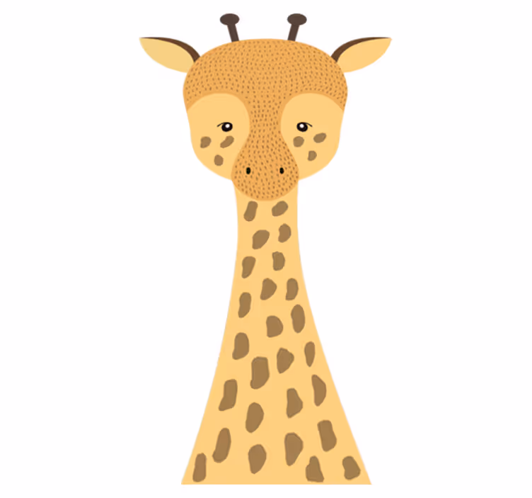 Giraffe baby vinil szőnyeg gyerekeknek - TenStickers