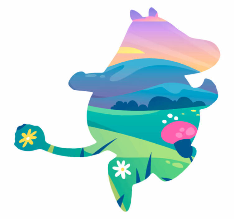 Mumin világ vinil szőnyeg gyerekeknek - TenStickers