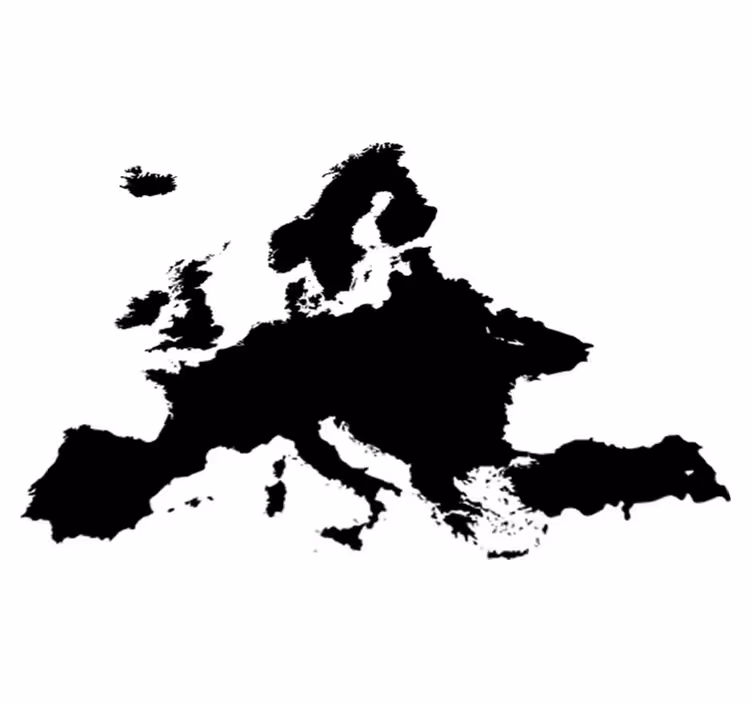 Vinil szőnyeg világtérkép vinil táblakép európa - TenStickers