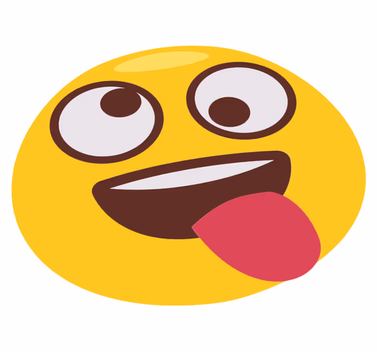 Vidám emoji arc vinil szőnyeg gyerekeknek - TenStickers
