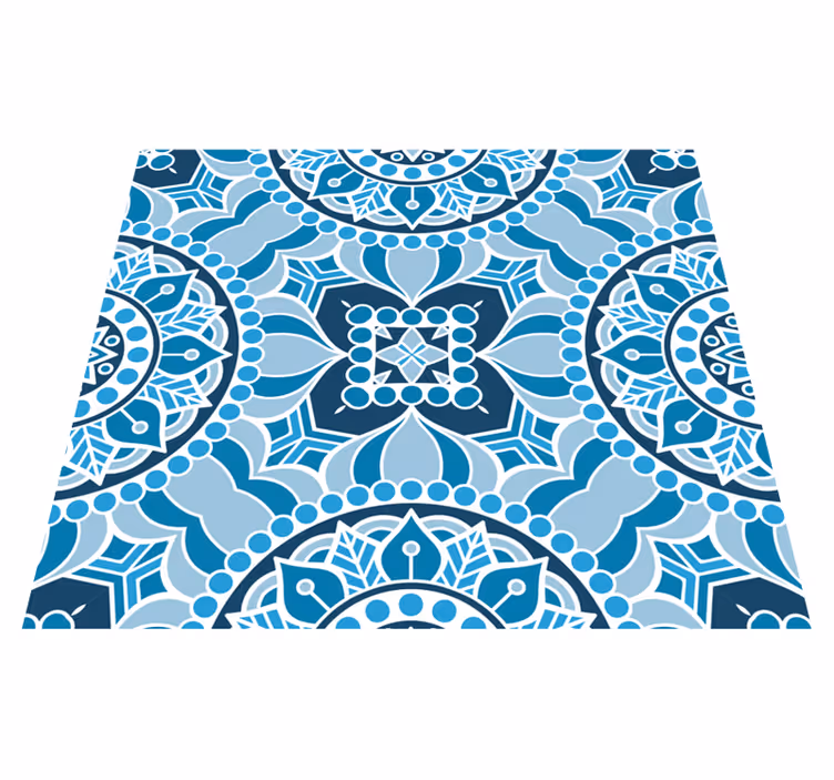 Mandala stílusú fürdőtapéta vinil szőnyeghez - TenStickers