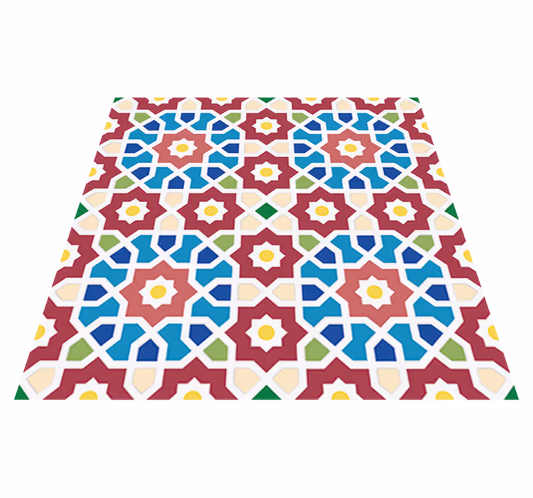 Arab falburkolatú vinil szőnyeg fürdőhöz - TenStickers