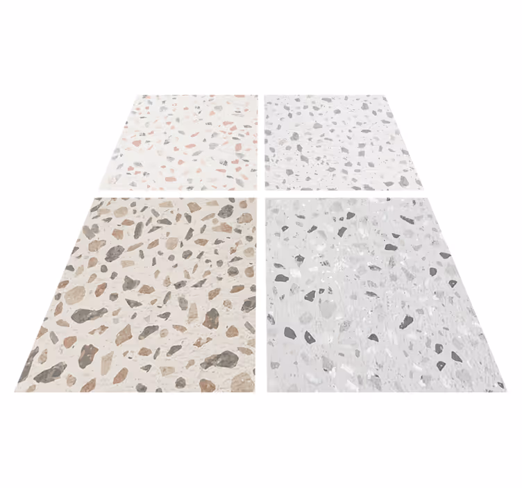 Terrazzo mintás vinil szőnyeg konyha - TenStickers