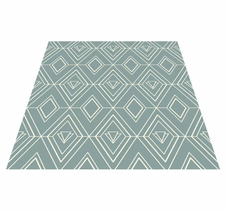 Vinil szőnyeg konyha art deco geometrikus minta - TenStickers