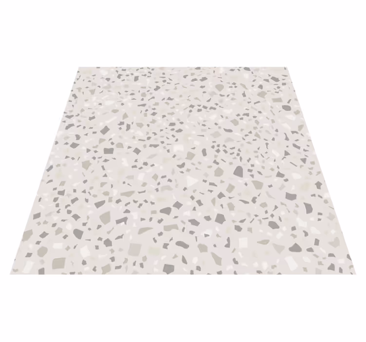 Szürke terrazzo vinil szőnyeg konyha - TenStickers