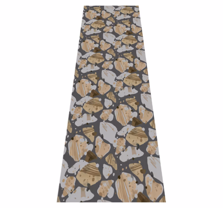 Cement terrazzo mintás vinil szőnyeg hálószoba - TenStickers