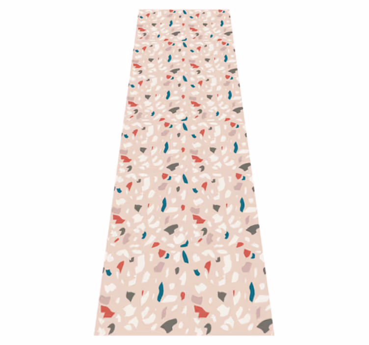 Terrazzo hatású mintás vinil szőnyeg hálószoba - TenStickers