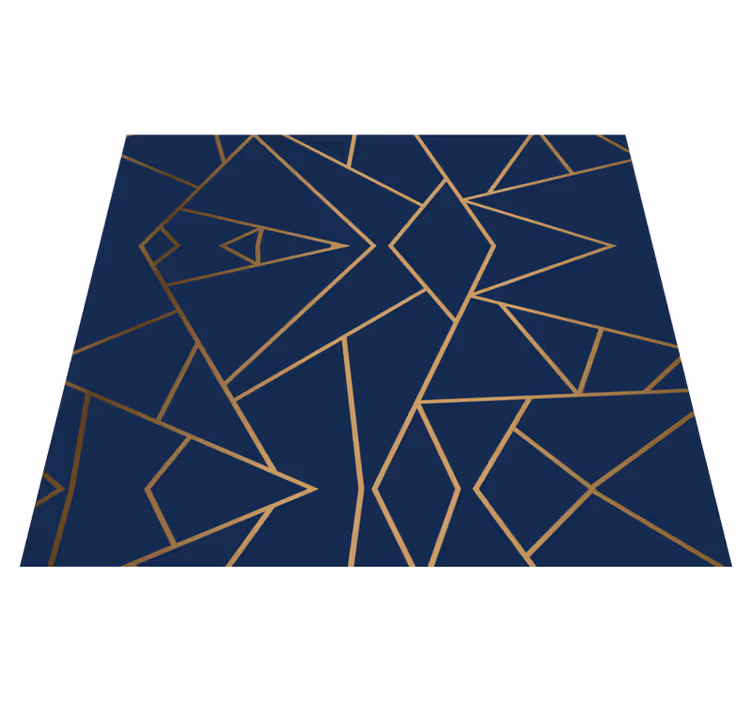 Vinil szőnyeg tanulmány - geometrikus formák - TenStickers