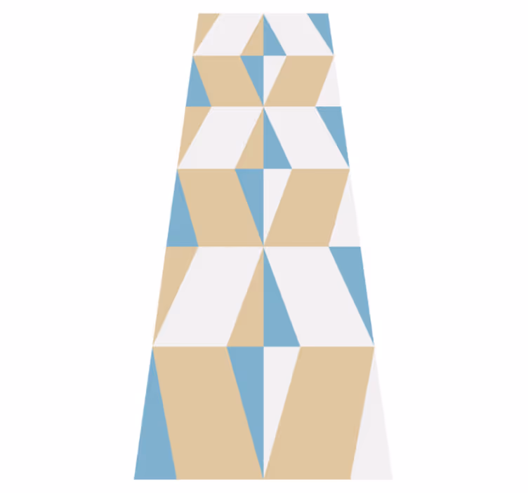 Vinil szőnyeg tanulmány geometrikus minimalista formák - TenStickers