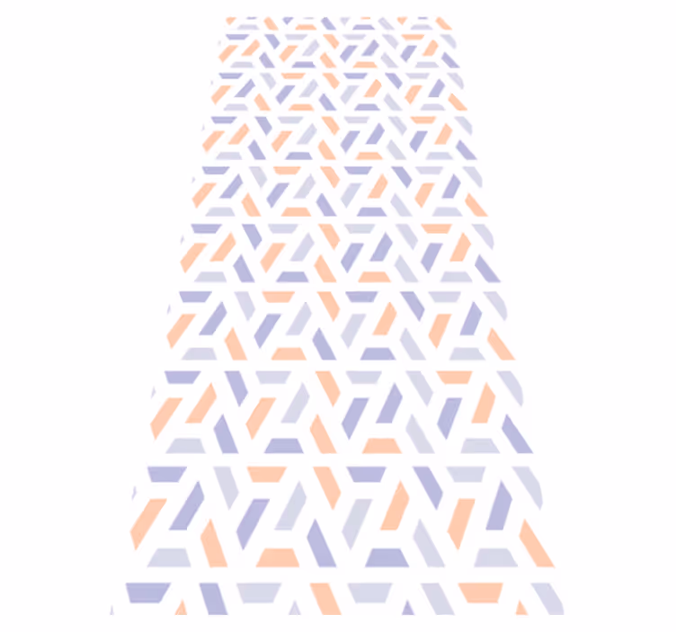 Vinil szőnyeg hálószoba északi stílusú geometrikus vonalak - TenStickers