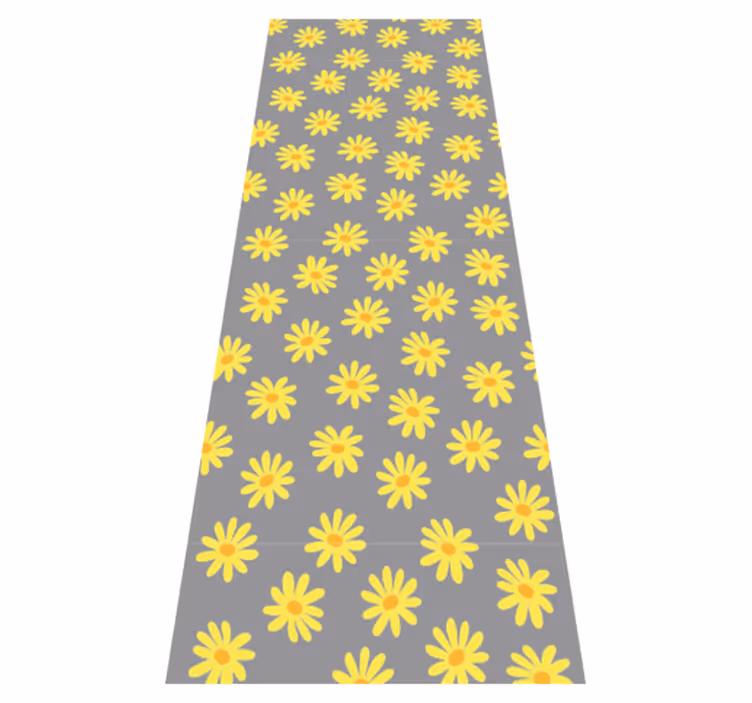 Calendula vinil szőnyeg hálószoba - TenStickers