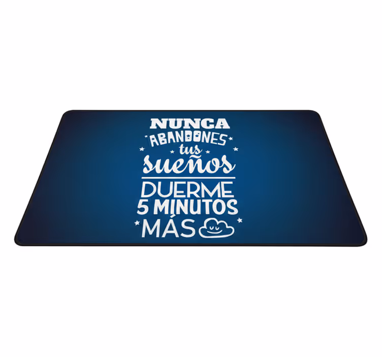 Vicces szövegek az alváshoz vinil szőnyeg hálószoba - TenStickers