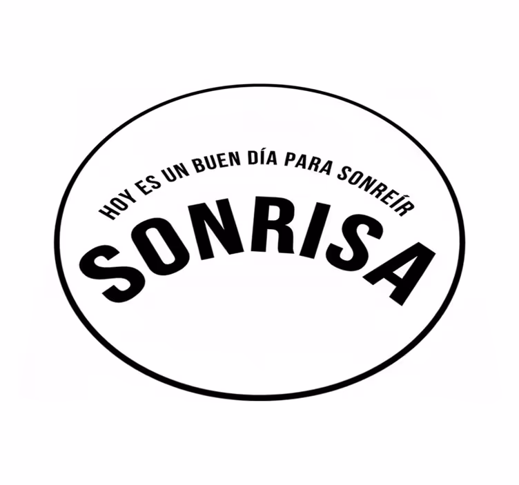 Sonrisa vinil szőnyeg hálószoba - TenStickers