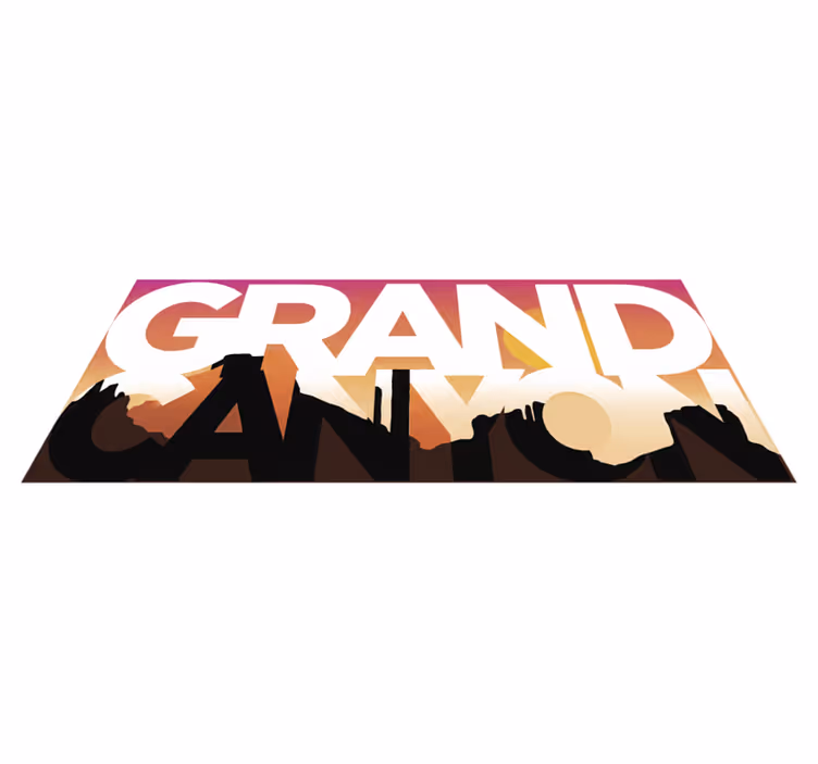 Vinilo grand canyon vinil szőnyeg hálószoba - TenStickers