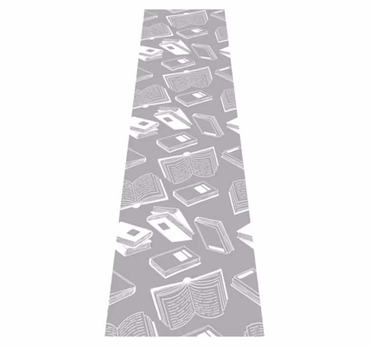 Skandináv stílusú szürke vers vinil szőnyeg - TenStickers