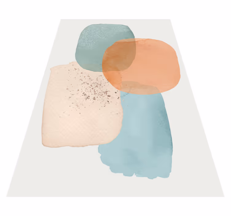 Modern vinil szőnyeg földszínek minimalista dizájnnal - TenStickers