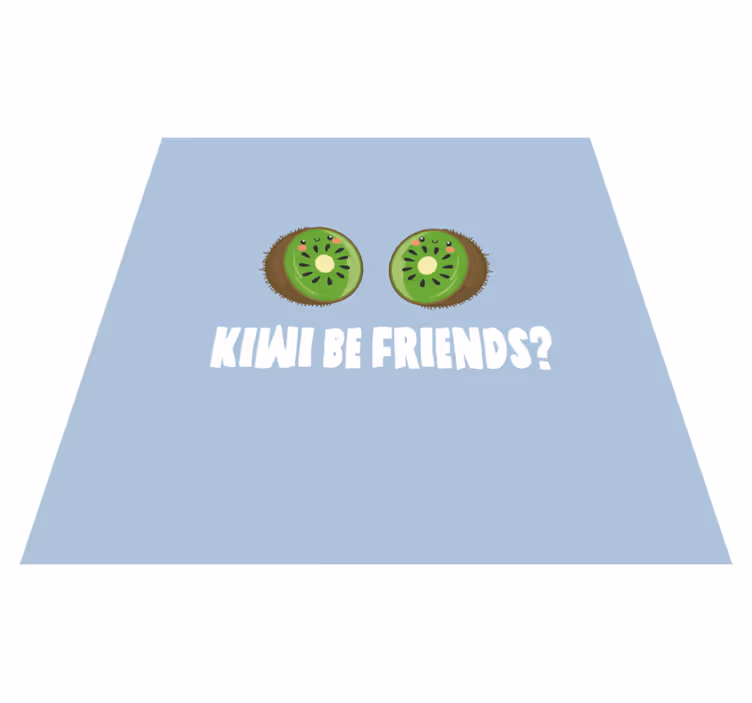Vicces idézetek kivi témájú vinilszőnyegek - TenStickers