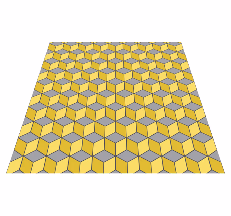Vinil szőnyeg geometriai pantone négyzetek - TenStickers