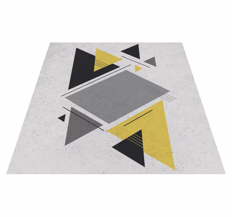 Geometriai vinil szőnyeg északi háromszögekkel - TenStickers
