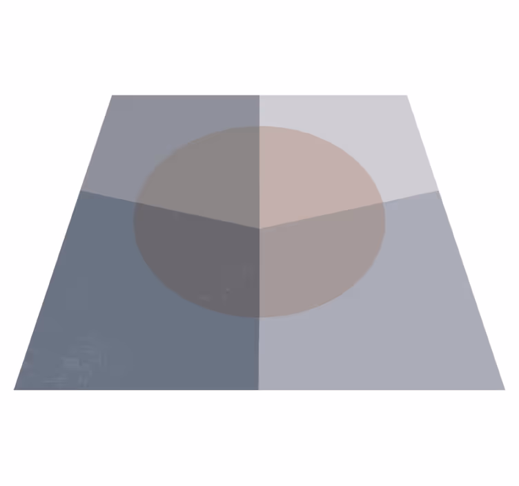 Rózsaszín és szürke geometriai vinil szőnyeg - TenStickers