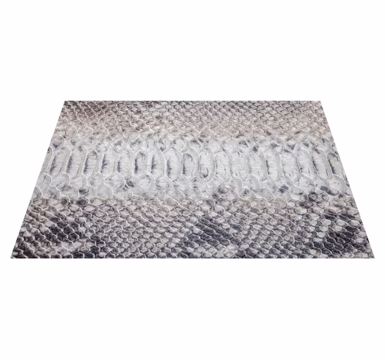 Szürke vinil szőnyeg kígyómintás - TenStickers