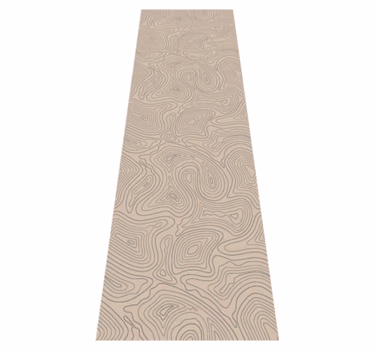 Bézs vinil szőnyeg taupe topográfiai - TenStickers