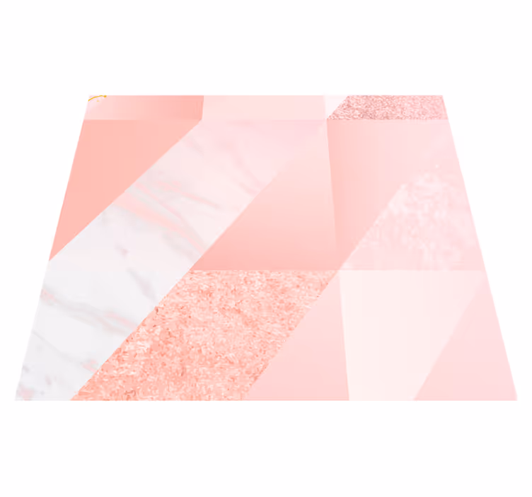 Pink márvány vinil szőnyeg kívül - TenStickers
