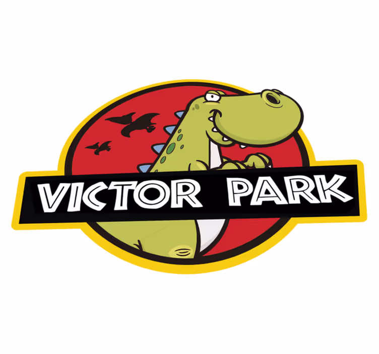 Személyre szabott jurassic park gyerek vinyl szőnyeg - TenStickers